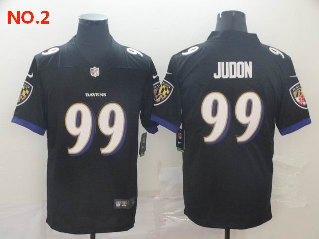 Men's Baltimore Ravens 99 Matt Judon Jersey NO.2;